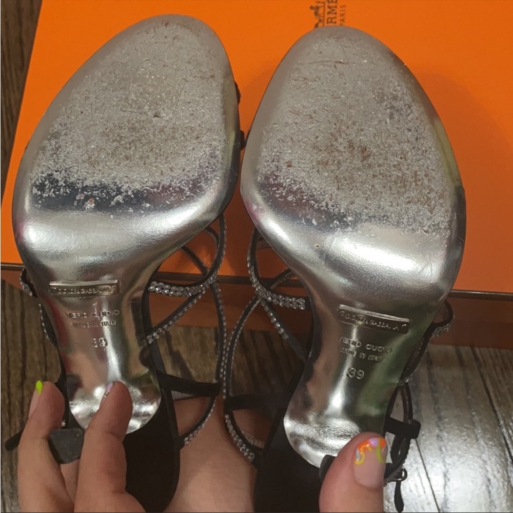 Dolce & Gabbana 💎🖤Silk Sandals - Picture 16 of 16